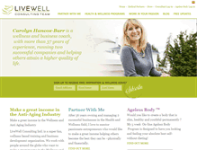 Tablet Screenshot of livewellconsulting.ca